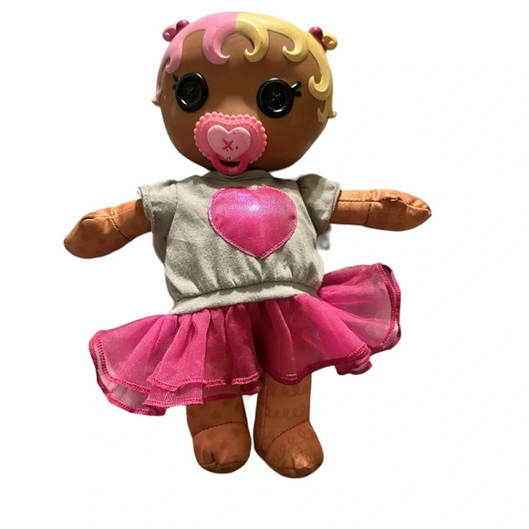 la la loopsey Other - La La Loopsey Babie with pink and grey dress